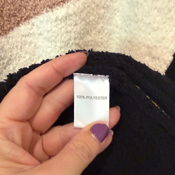 M by Marled NWT colorblock fuzzy sweater, small - Picture 4 of 5